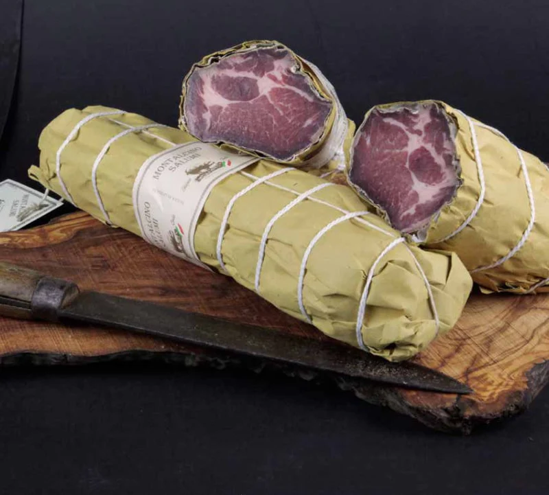 Montalcino's Capocollo Montalcino Salumi