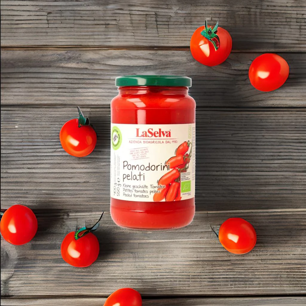Organic Peeled Cherry Tomatoes  La Selva Organic Farm